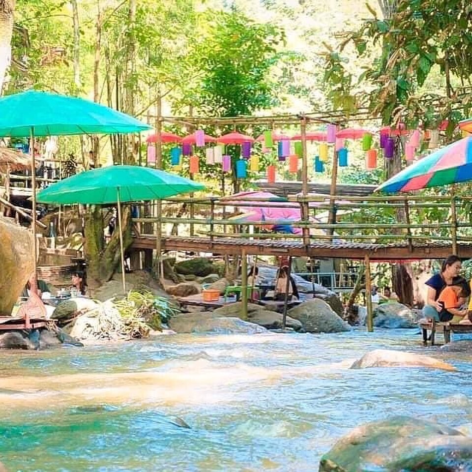 Restaurants in de Mae Sa Rivier