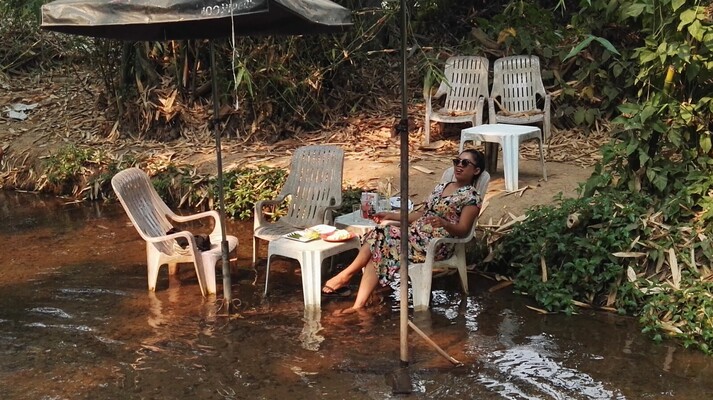 Restaurants in de Mae Sa Rivier
