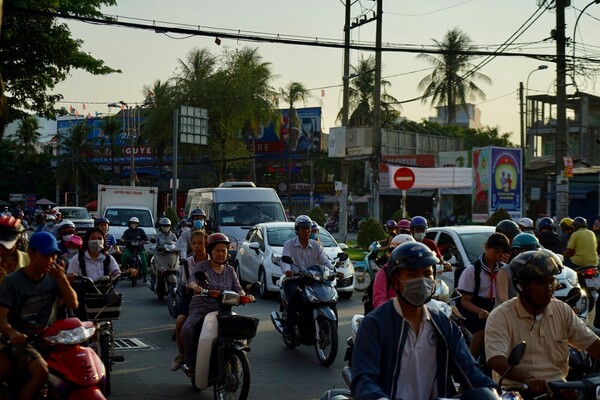 Het verkeer in Chiang Mai